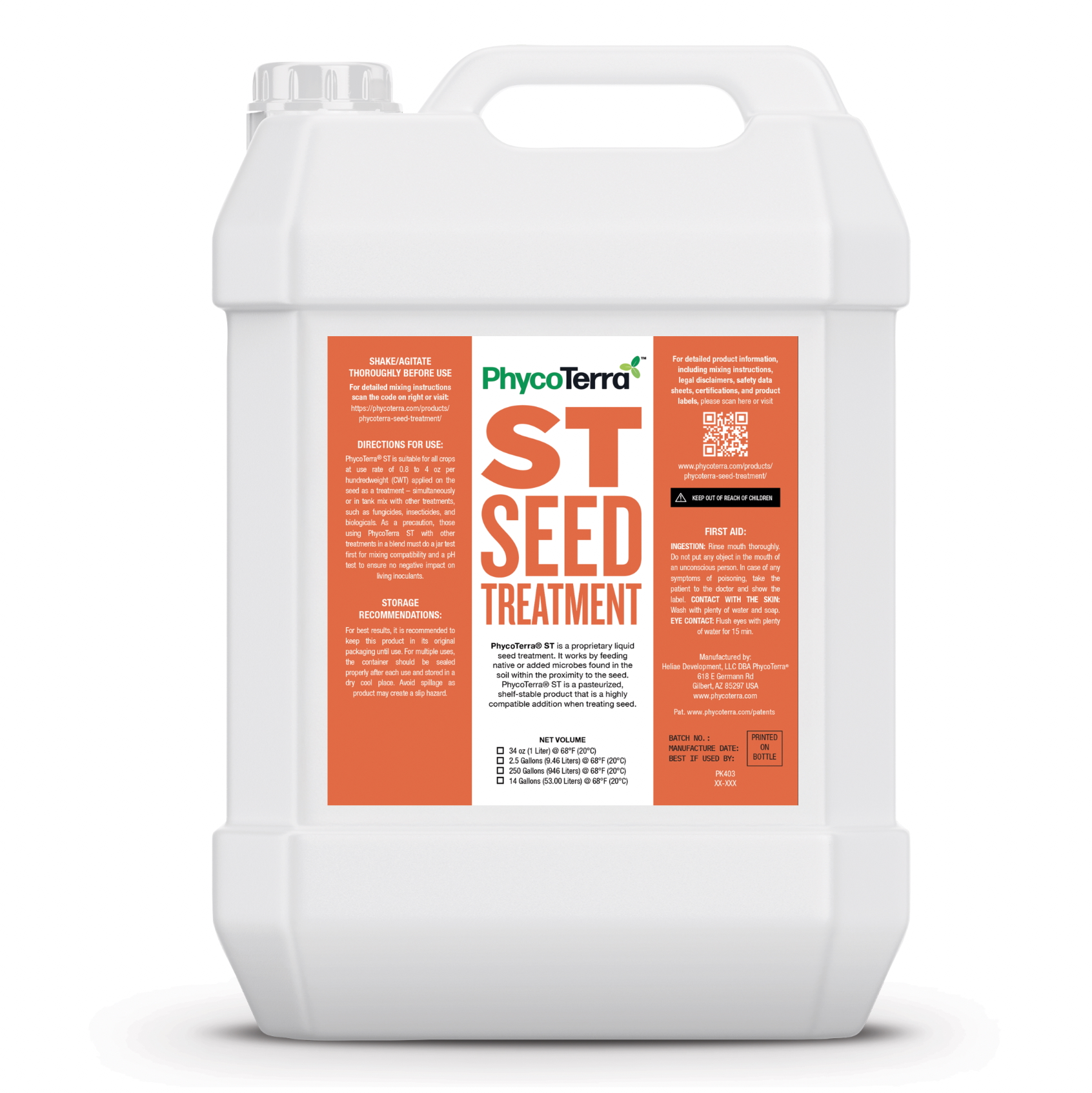 PhycoTerra Seed Treatment jug